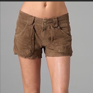 Free people Suede shorts
